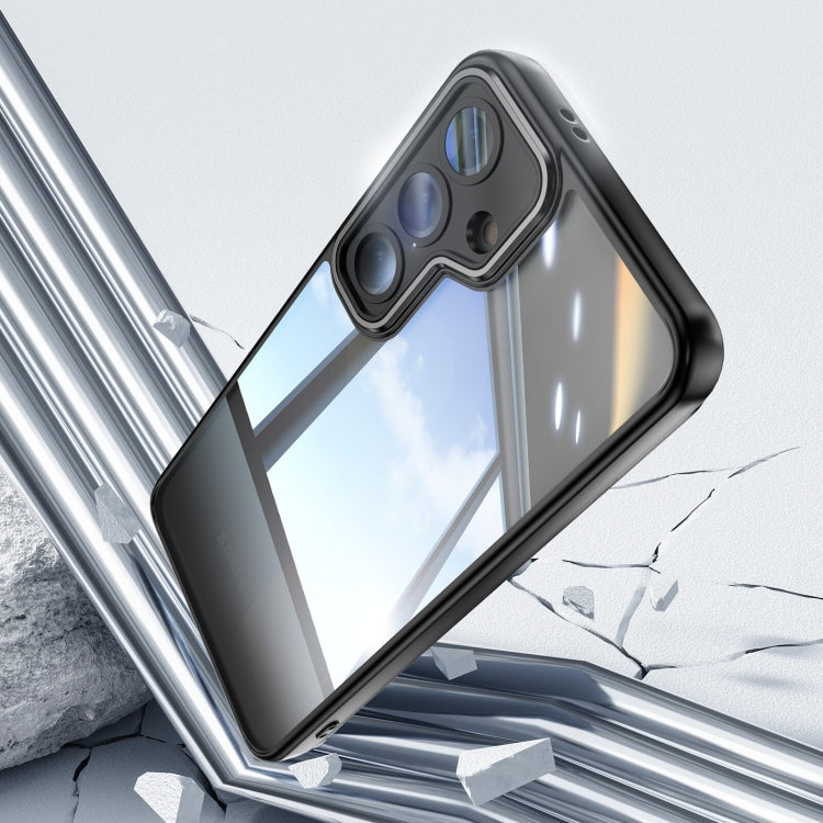For Samsung Galaxy S25+ 5G Acrylic Hybrid TPU Armor Shockproof Phone Case(Black)