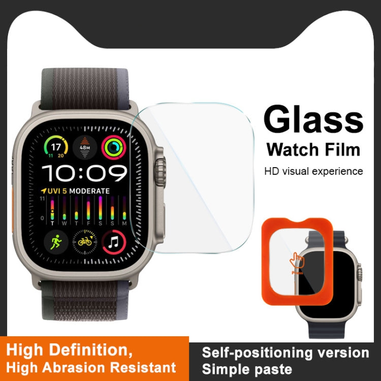 For Apple Watch Ultra 49mm / Ultra 2 49mm IMAK Tempered Glass Watch Protective Film Self-contained Positioning Version - free shipping - PMc TechLife - Order now!