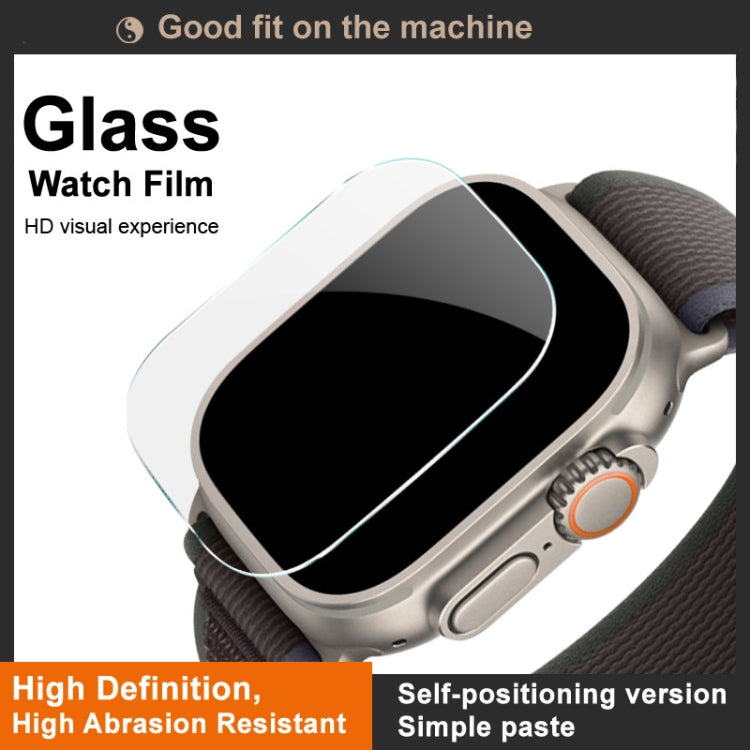 For Apple Watch Ultra 49mm / Ultra 2 49mm IMAK Tempered Glass Watch Protective Film Self-contained Positioning Version - free shipping - PMc TechLife - Order now!