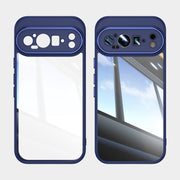 For Google Pixel 9 / 9 Pro Acrylic Hybrid TPU Armor Shockproof Phone Case(Blue)