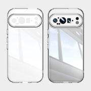 For Google Pixel 9 / 9 Pro Acrylic Hybrid TPU Armor Shockproof Phone Case(Transparent)