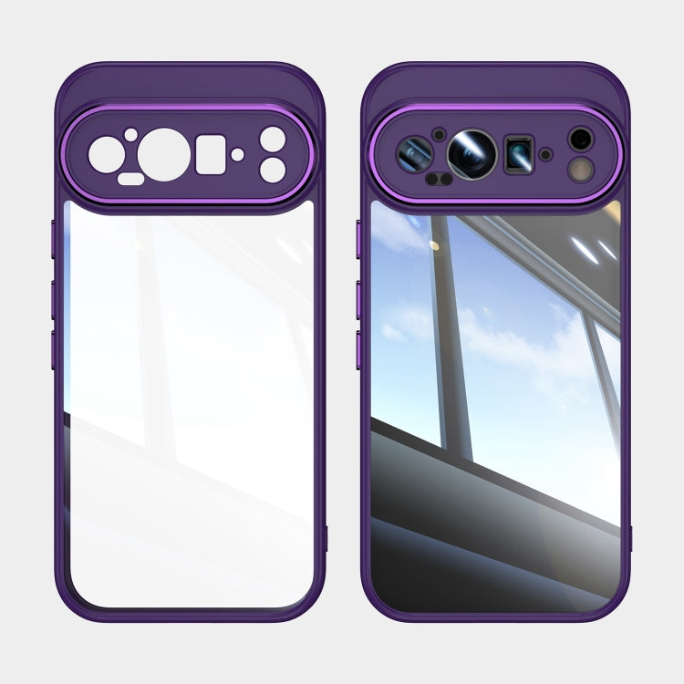 For Google Pixel 9 Pro XL Acrylic Hybrid TPU Armor Shockproof Phone Case(Purple) - Google Cases by PMC TechLife | Online Shopping South Africa | PMC TechLife | Buy Now Pay Later Mobicred