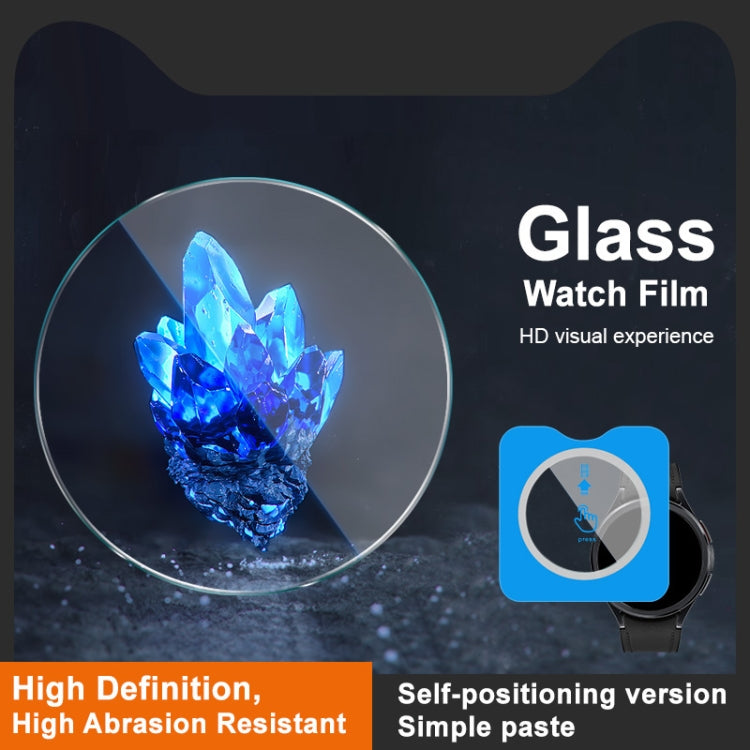 For Samsung Galaxy Watch6 Classic 47mm IMAK Tempered Glass Watch Protective Film Self-contained Positioning Version - free shipping - PMc TechLife - Order now!