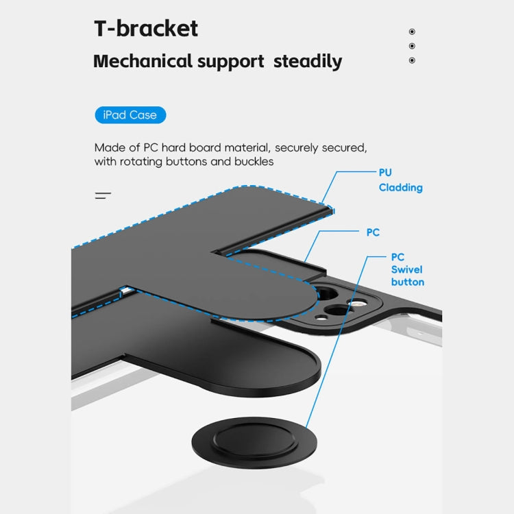 For iPad Air 13 2025 / 2024 Mutural Jianshang Series Smart Leather Tablet Case(Grey) - free shipping - PMC TechLife - Order now!