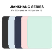 For iPad Air 11 2025 / 2024 Mutural Jianshang Series Smart Leather Tablet Case(Pink)