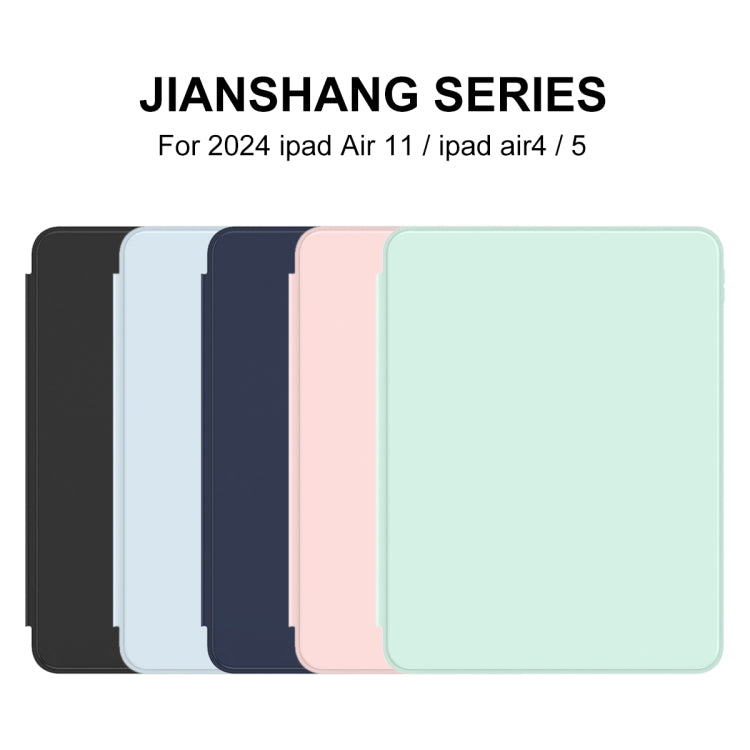 For iPad Air 11 2025 / 2024 Mutural Jianshang Series Smart Leather Tablet Case(Pink)