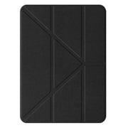 For iPad Pro 11 2024 Mutural Multi-fold Smart Leather Tablet Case(Black)