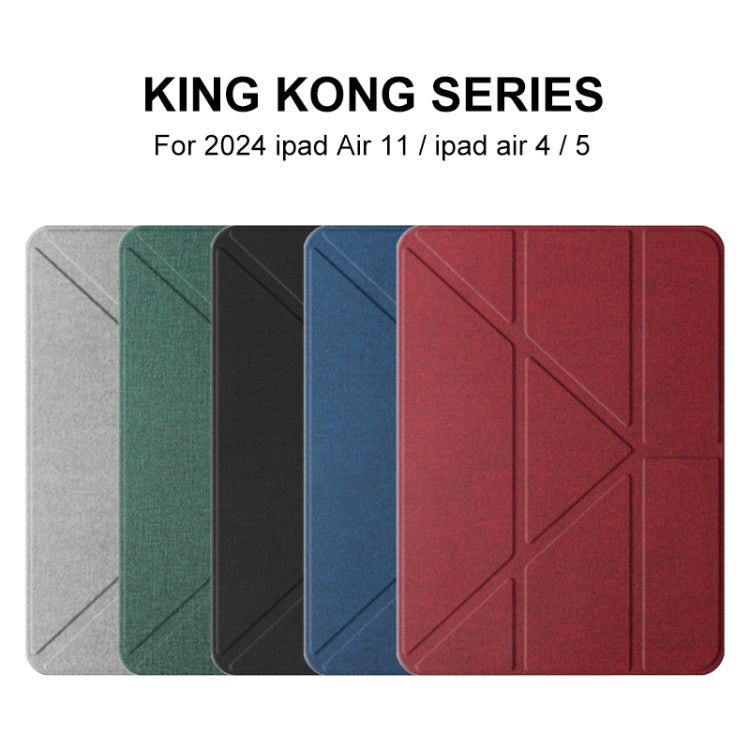 For iPad Air 11 2025 / 2024 Mutural Multi-fold Smart Leather Tablet Case(Green) - iPad Air 11 2025 / 2024 Cases by Mutural | Online Shopping South Africa | PMC TechLife | Buy Now Pay Later Mobicred