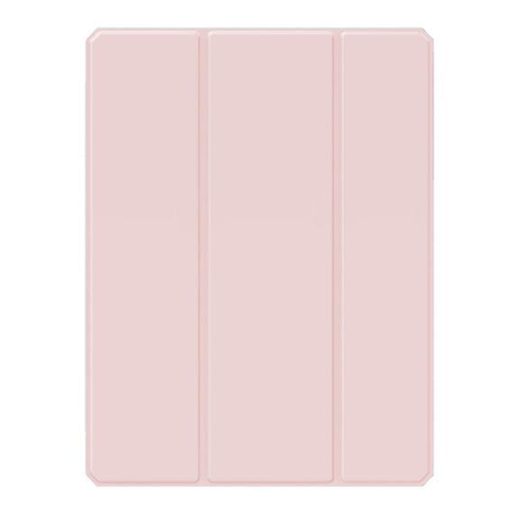 For iPad Pro 13 2024 Mutural Pinyue Series Smart Leather Tablet Case(Pink)
