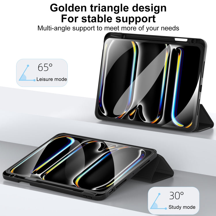 For iPad Pro 11 2024 Mutural Pinyue Series Smart Leather Tablet Case(Pink) - free shipping - PMC TechLife - Order now!