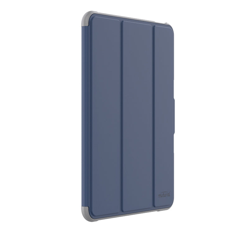 For iPad Pro 13 2024 Mutural PC Hybrid TPU Leather Smart Tablet Case(Dark Blue) - free shipping - PMC Jewellery - Order now!