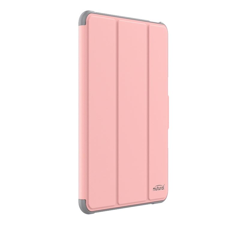 For iPad Pro 13 2024 Mutural PC Hybrid TPU Leather Smart Tablet Case(Pink) - free shipping - PMC TechLife - Order now!