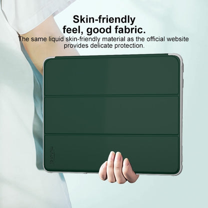 For iPad Pro 13 2024 Mutural PC Hybrid TPU Leather Smart Tablet Case(Dark Blue) - free shipping - PMC Jewellery - Order now!