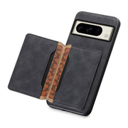 For Google Pixel 8 Pro Denior D13 Retro Texture Leather MagSafe Card Bag Phone Case(Black)