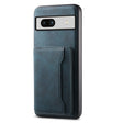 For Google Pixel 7a Denior D13 Retro Texture Leather MagSafe Card Bag Phone Case(Blue) - free shipping - PMC TechLife - Order now!