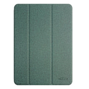 For iPad Air 13 2025 / 2024 Mutural YASHI Series Tablet Leather Smart Case(Green)