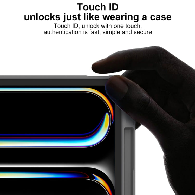 For iPad Air 13 2025 / 2024 Mutural YASHI Series Tablet Leather Smart Case(Blue) - iPad Air 13 2025 / 2024 Cases by Mutural | Online Shopping South Africa | PMC TechLife | Buy Now Pay Later Mobicred