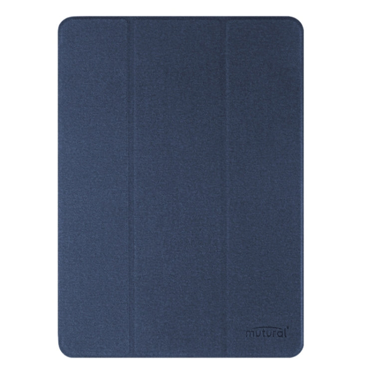 For iPad Air 11 2025 / 2024 Mutural YASHI Series Tablet Leather Smart Case(Blue) - iPad Air 11 2025 / 2024 Cases by Mutural | Online Shopping South Africa | PMC TechLife | Buy Now Pay Later Mobicred