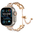 For Apple Watch Ultra 2 49mm Rhinestone Metal Bracelet Watch Band(Rose Gold) - free shipping - PMC TechLife - Order now!