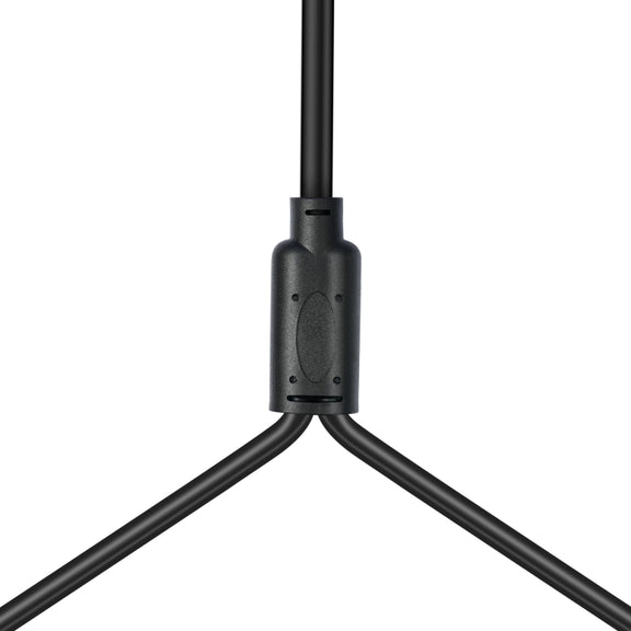 TC195BUXK107RE 3.5mm Male to Dual XLR 3pin Female Audio Cable, Length:2m(Black)
