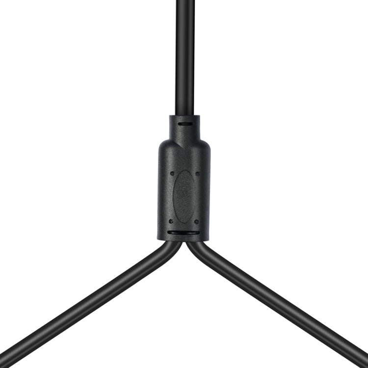 TC195BUXK107RE 3.5mm Male to Dual XLR 3pin Female Audio Cable, Length:2m(Black)