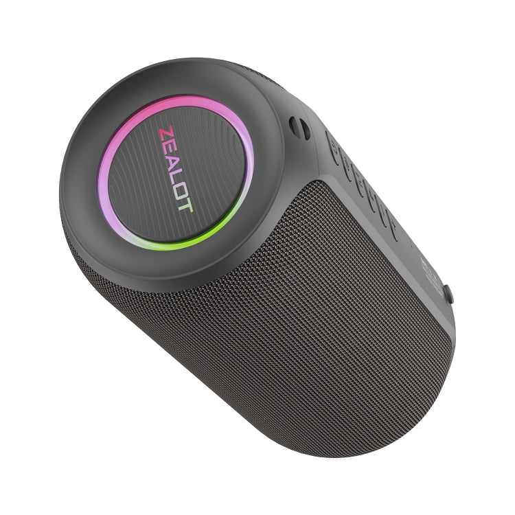 Zealot S32 Max 20W High Power Bluetooth Speaker with RGB Light(Grey) - free shipping - PMC Jewellery - Order now!