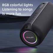 Zealot S32 Max 20W High Power Bluetooth Speaker with RGB Light(Black)
