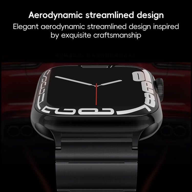 For Apple Watch Ultra 49mm PG60 Single Bead Bamboo Joint Titanium Metal Watch Band(Silver) - free shipping - PMC TechLife - Order now!