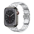 For Apple Watch Series 9 41mm PG94 Dual-link Modified Stainless Steel Watch Band(Silver) - free shipping - PMC TechLife - Order now!