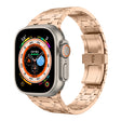 For Apple Watch Ultra 49mm PG94 Dual-link Modified Stainless Steel Watch Band(Rose Gold) - free shipping - PMC TechLife - Order now!