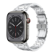 For Apple Watch SE 40mm PG94 Dual-link Modified Stainless Steel Watch Band(Silver)