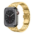 For Apple Watch Series 6 44mm PG94 Dual-link Modified Stainless Steel Watch Band(Gold) - free shipping - PMC TechLife - Order now!