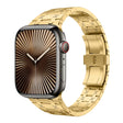 For Apple Watch Series 10 42mm PG94 Dual-link Modified Stainless Steel Watch Band(Gold) - free shipping - PMC TechLife - Order now!