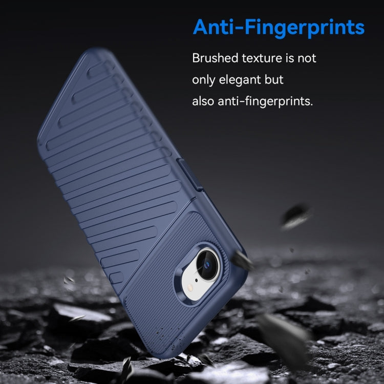 For iPhone SE 2024 Thunderbolt Shockproof Soft TPU Phone Case(Blue) - More iPhone Cases by PMC TechLife | Online Shopping South Africa | PMC TechLife | Buy Now Pay Later Mobicred