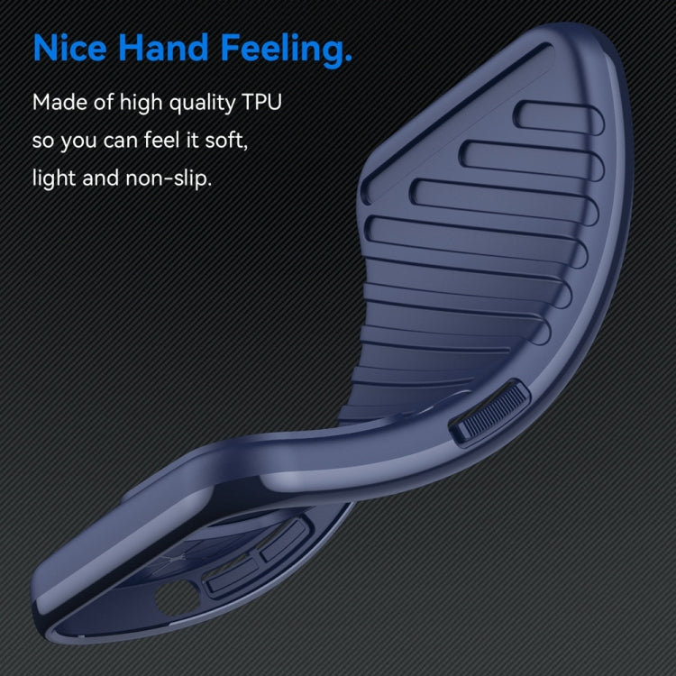 For iPhone 16 Pro Thunderbolt Shockproof Soft TPU Phone Case(Blue) - iPhone 16 Pro Cases by PMC TechLife | Online Shopping South Africa | PMC TechLife | Buy Now Pay Later Mobicred