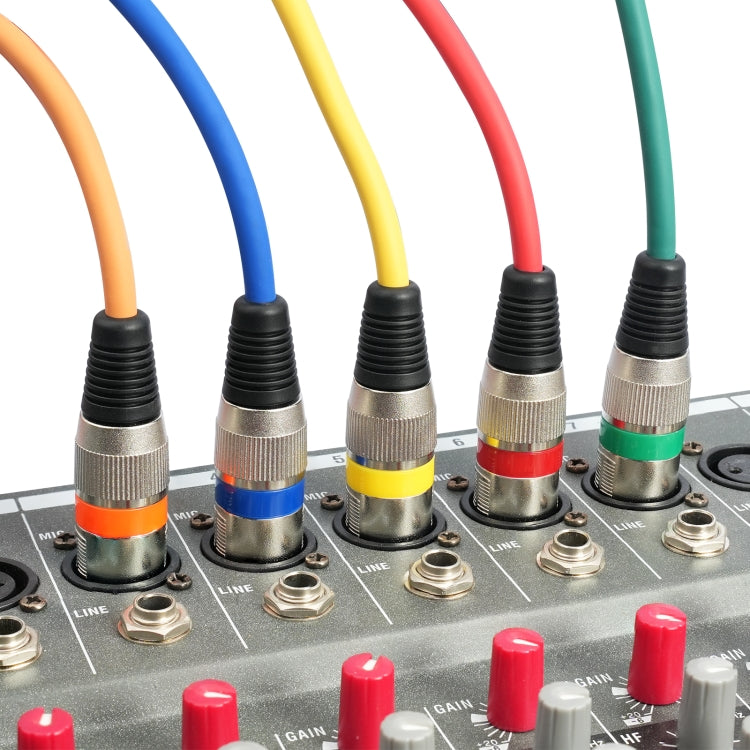 10pcs / Set XLR 3pin Male to Female Audio Cable, Length: 1m - Microphone Audio Cable & Connector by PMC TechLife | Online Shopping South Africa | PMC TechLife | Buy Now Pay Later Mobicred