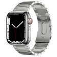 For Apple Watch SE 2023 40mm PG63 Three-Bead Protrusion Titanium Metal Watch Band(Silver) - free shipping - PMc TechLife - Order now!