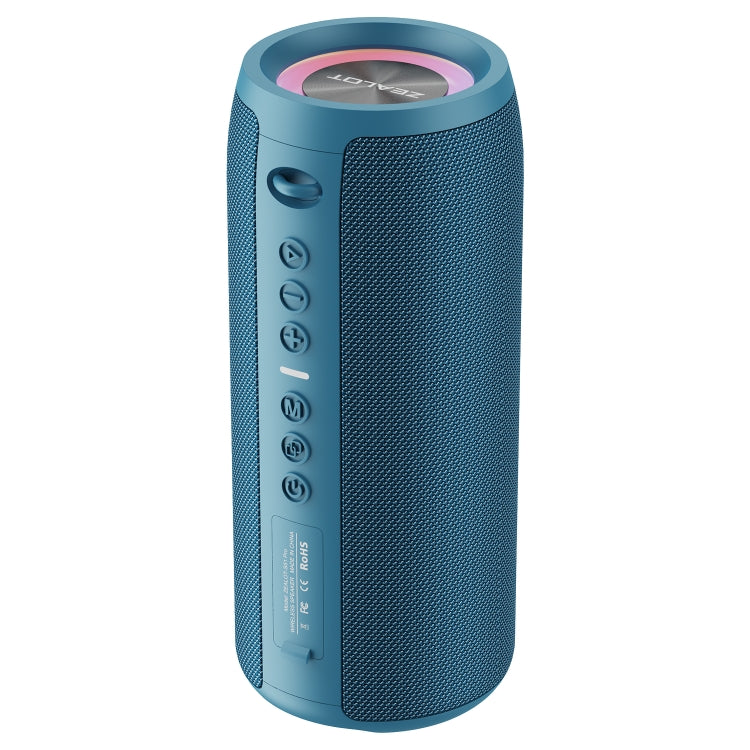 Zealot S51 Pro Shocking Bass Bluetooth Speaker with Colorful Light(Blue) - free shipping - PMC Jewellery - Order now!