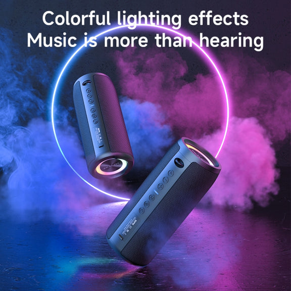Zealot S51 Pro Shocking Bass Bluetooth Speaker with Colorful Light(Blue)