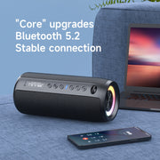 Zealot S51 Pro Shocking Bass Bluetooth Speaker with Colorful Light(Black)