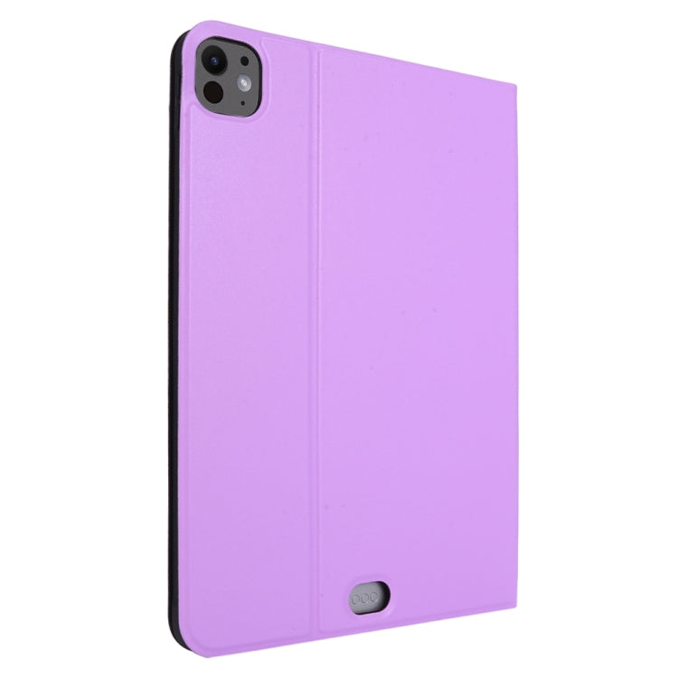 For iPad Pro 13 2024 Stretch Voltage Plain Leather Smart Tablet Case(Purple) - iPad Pro 13 2024 Cases by PMC TechLife | Online Shopping South Africa | PMC TechLife | Buy Now Pay Later Mobicred
