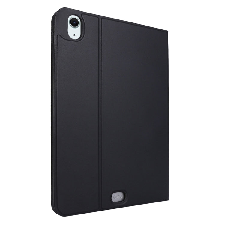 For iPad Air 13 2024 Stretch Voltage Plain Leather Smart Tablet Case(Black) - iPad Air 13 2024 Cases by PMC TechLife | Online Shopping South Africa | PMC TechLife | Buy Now Pay Later Mobicred