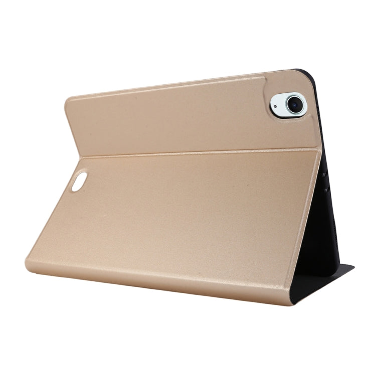 For iPad Air 13 2024 Stretch Voltage Plain Leather Smart Tablet Case(Gold) - iPad Air 13 2024 Cases by PMC TechLife | Online Shopping South Africa | PMC TechLife | Buy Now Pay Later Mobicred
