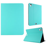 For iPad Air 11 2024 Stretch Voltage Plain Leather Smart Tablet Case(Green)