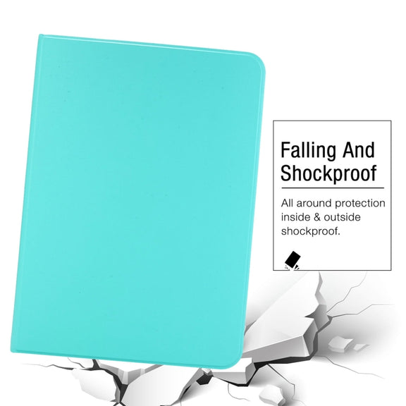 For iPad Air 11 2024 Stretch Voltage Plain Leather Smart Tablet Case(Green)