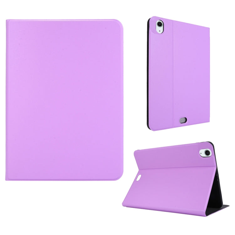 For iPad Air 11 2024 Stretch Voltage Plain Leather Smart Tablet Case(Purple) - iPad Air 11 2024 Cases by PMC TechLife | Online Shopping South Africa | PMC TechLife | Buy Now Pay Later Mobicred