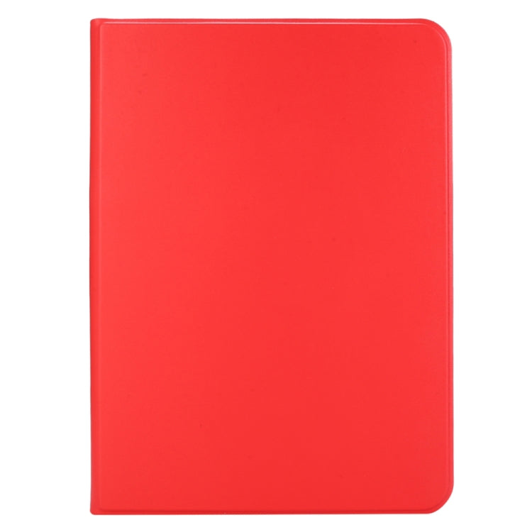 For iPad Pro 11 2024 Stretch Voltage Plain Leather Smart Tablet Case(Red)