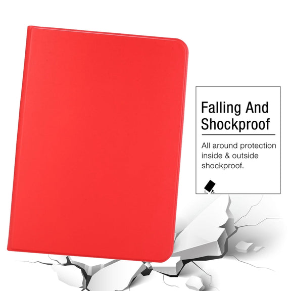 For iPad Pro 11 2024 Stretch Voltage Plain Leather Smart Tablet Case(Red)
