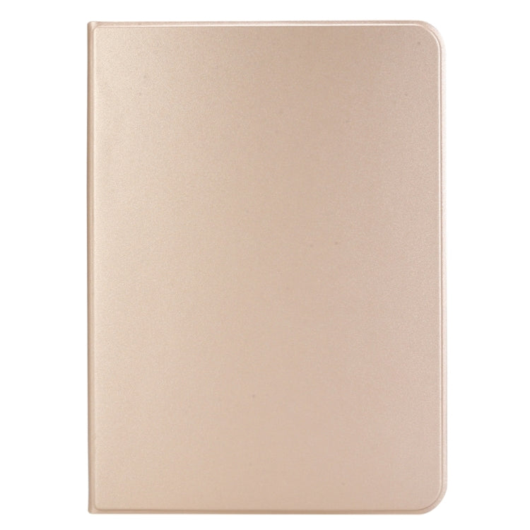 For iPad Pro 11 2024 Stretch Voltage Plain Leather Smart Tablet Case(Gold)