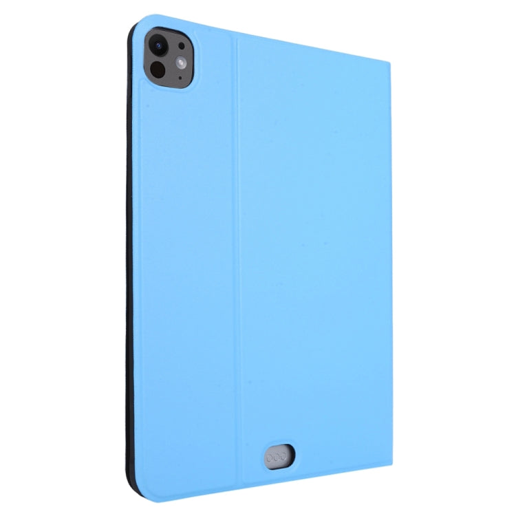 For iPad Pro 11 2024 Stretch Voltage Plain Leather Smart Tablet Case(Light Blue) - iPad Pro 11 2024 Cases by PMC TechLife | Online Shopping South Africa | PMC TechLife | Buy Now Pay Later Mobicred